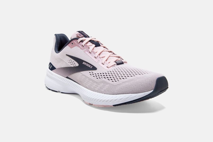 Brooks Launch 8 Road Running Shoes Womens - Pink/Black - YEANK-2956